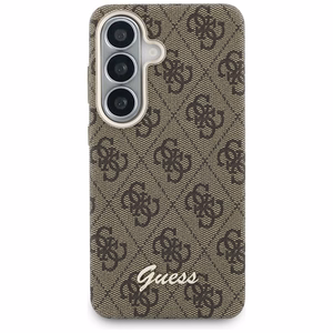 Guess ümbris 4G Script MagSafe Samsung Galaxy S26 jaoks pruun