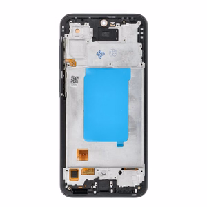 REWA OLED LCD-ekraan raamiga SAMSUNG A36 jaoks, must
