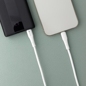 Кабель USB C - Lightning Forcell F-Energy PD 3A 27W Silicone 1 м C346 белый
