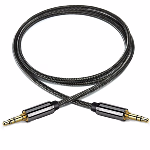 Wozinsky universal mini jack kaabel 2x AUX kaabel 3 m must