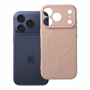 Silikoonist Mag Cover ümbris mudelile iPhone 17 Pro / 18 Pro, MagSafe'iga ühilduv kaamerakaitsega – roosa