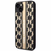 Karl Lagerfeld KLHCP14MPGKLSKW iPhone 14 Plus 6,7 "hardcase brown / brown Monogram Stripe