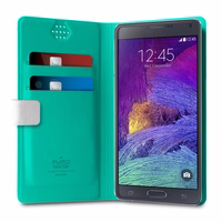 PURO Uniwallet Bi-Color - universaalne 360 ° swivel ümbris with card slots, size XXL (valge)