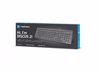 NATEC Discus 2 keyboard USB USB US Slim