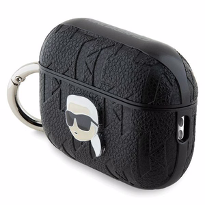 Karl Lagerfeld Monogram Karl Head ümbris jaoks AirPods Pro 2 - must