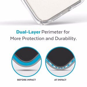 Speck Presidio Perfect-Clear + MagSafe ümbris seadmele iPhone 15 Plus / 14 Plus, läbipaistev