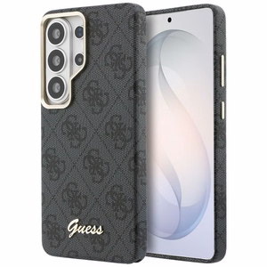Guess чехол 4G Script MagSafe для Samsung Galaxy S26 Ultra чёрный