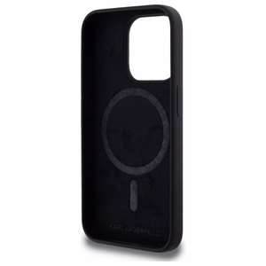Karl Lagerfeld KLHMP15LSKHPPLK iPhone 15 Pro 6.1" must/must hardcase Silicone Karl Head Print MagSafe