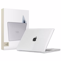 Tech-Protect SmartShell Ümbris jaoks MacBook Air 13" M2 / M3 / 2022-2024 - läbipaistev