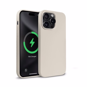 Crong Color Cover Magnetic MagSafe ümbris seadmele iPhone 15 Pro Max, kivibeež