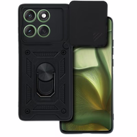 Slide Camera Armor Ümbris jaoks Motorola Edge 60 5G Must