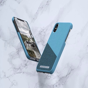 Nordic Elements Saeson Freja ümbris seadmele iPhone XS Max, petroolisinine