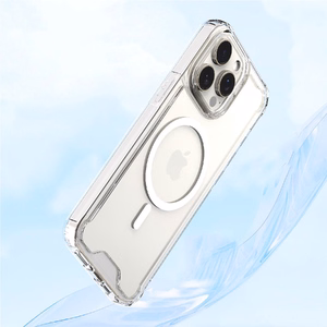 Clear Corner Ümbris MagSafe jaoks iPhone 16 Pro - läbipaistev