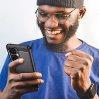 Carbon Ümbris ümbris jaoks OnePlus Nord CE 3 flexible silicone carbon cover must