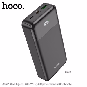 Powerbank Hoco 20000 mAh QC3.0 PD 3A 20W J102A must