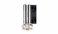 DeepCool AG200 Processor Air cooler 9.2 cm Aluminium, must 1 pc(s)