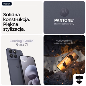 Motorola Moto G67 5G 8/128 GB smartphone in PANTONE Arctic Seal (grey)
