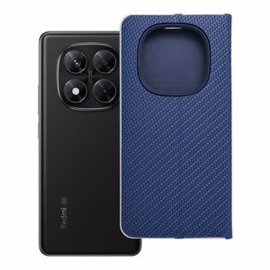 Флип-чехол для Xiaomi Redmi NOTE 14 PRO 5G / 14 PRO PLUS 5G Luna Book Carbon синий