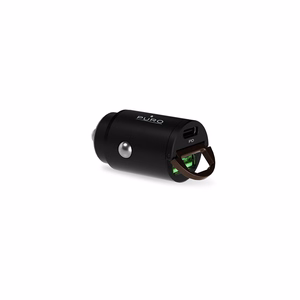 Puro Mini 30W Power Delivery USB-C USB-A Car Laadija - must
