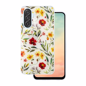Glow Glam ümbris jaoks Samsung Galaxy A17 5G valge