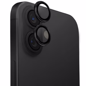 Uniq Optix Aluminum защита объектива камеры iPhone 16 / 16 Plus с аппликатором - черный