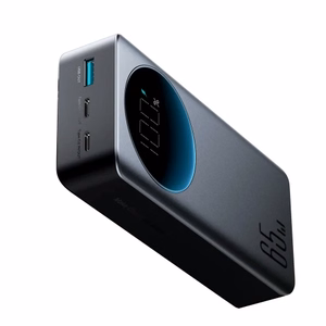 Joyroom 30000mAh 65W elektripank digitaalse ekraaniga (JR-PBF05) - must