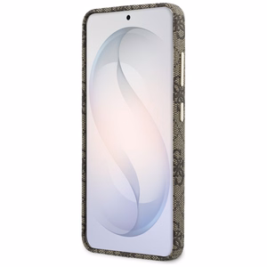 Guess ümbris 4G Script MagSafe Samsung Galaxy S26 jaoks pruun