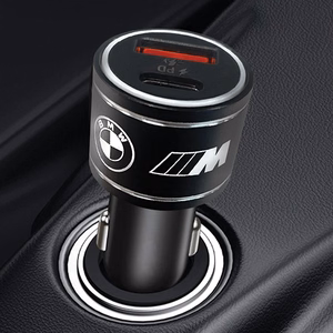 BMW Laadija BMCCMUSBCK PD-QC 3.0 20W Fast Charge must/must M Edition