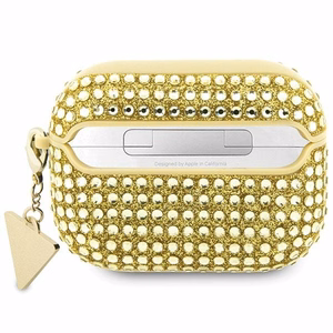 Guess Rhinestone Triangle AirPods Pro Ümbris - Gold