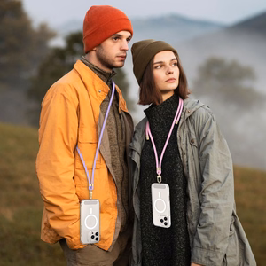 TECH-PROTECT C7S nöörist crossbody rihm lavendel/kuldne