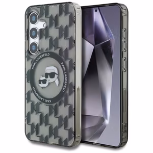 KARL LAGERFELD ümbris jaoks SAMSUNG S25 KLHMS25SHMCKMHK (Magnetic IML Metal Monogram KC Heads) must