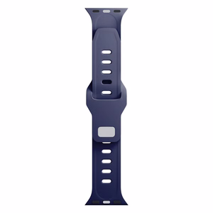 3mk silikoonrihm Apple Watchile, 38/40/41/42 mm, ookeanisinine, väike suurus