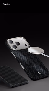Benks Magnetic Armor Air Armor Grid Kevlar Ümbris Metal Frame 600D (B067) jaoks Iphone 17 must