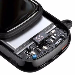 Powerbank Baseus Qpow PRO with Lightning kaabel, USB-C port and USB 20000mAh, 20W (must)