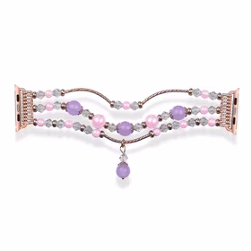 Bracelet loop jaoks Apple Watch 42/44/45 design 4 kuldne-purple