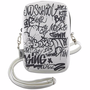 Hello Kitty Bag valge Graffiti Kitty Head
