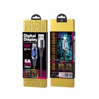 WEKOME WDC-166 Sakin Series - USB-A to Lightning 6A Fast Charging 1m Connecting kaabel (Tarnish)