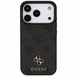 Guess 4G Small Classic Logo MagSafe ümbris jaoks iPhone 17 Pro - must