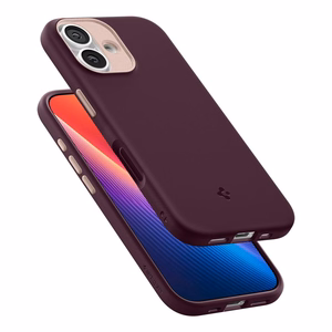 Spigen Nano Pop Mag MagSafe ümbris jaoks iPhone 17 - burgundia