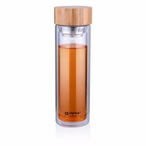 Alpina topeltseinaga klaasist termospudel, 450 ml