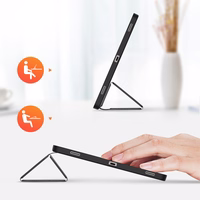 DUX DUCIS ümbris DOMO foldable with pencil storage jaoks SAMSUNG Tab S10 Plus/S9 Plus/S9FE Plus must