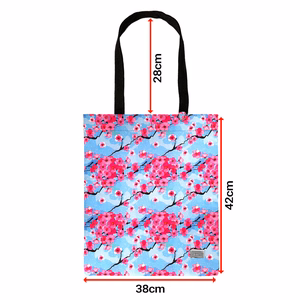 Shopping bag Wonder pattern 1 sinine