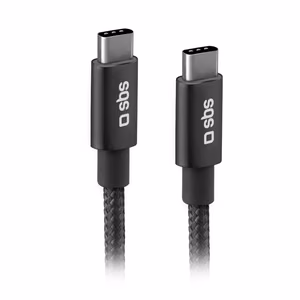 SBS TECABLETCC20BK Кабель USB-C - USB-C 25W Power Delivery 1.5m - серый