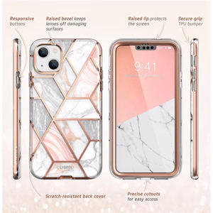 Supcase Cosmo iPhone 14 Plus Case - Pink Marble