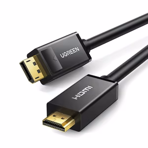 Ugreen DP101 DisplayPort - HDMI kaabel 4K 3m - must