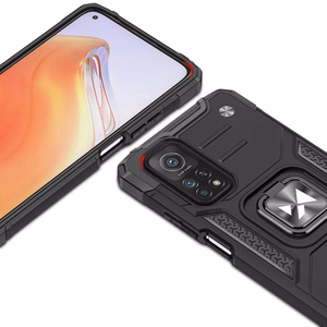 Wozinsky Ring Armor прочный гибридный чехол + магнитный держатель Mi Poco M4 Pro 5G / Redmi Note 11 5G (China) / Redmi Note 11T 5G / Redmi Note 11S 5G чёрный