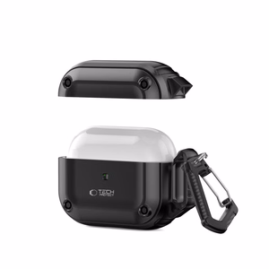 Tech-Protect Rough Hook Ümbris with Carabiner jaoks Apple AirPods Pro 1 / 2 - must