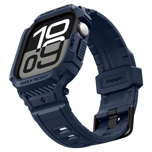 SPIGEN RUGGED ARMOR “PRO” V2 APPLE WATCH 10 / 11 (42 MM) tumesinine