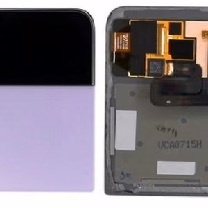 LCD ekraan Samsung F721 Z Flip4 5G puuteekraani ja raamiga (Välimine) Bora Purple originaal (kasutatud Grade C)