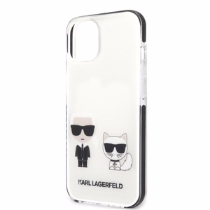 Karl Lagerfeld KLHCP13STPEKCW iPhone 13 mini 5.4" hardcase valge/valge Karl&Choupette